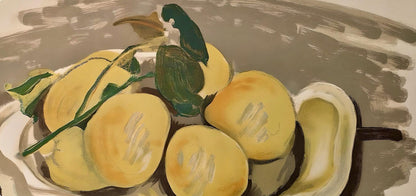 Georges Braque, Corbeille De Fruits, Derrire Le Miroir, Lithograph