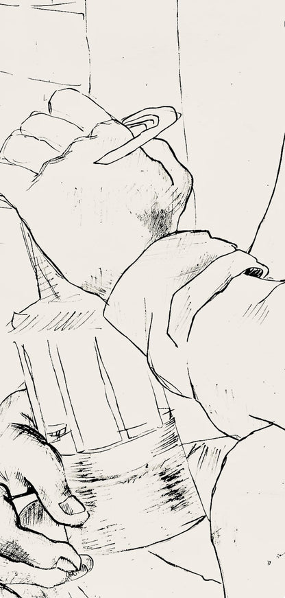 Fernand Lger, Composition, Levers De Rideau Sur La Question Du Bonheur, Lithograph