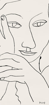 Fernand Lger, Composition, Levers De Rideau Sur La Question Du Bonheur, Lithograph