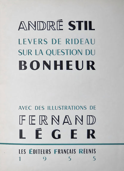 Fernand Lger, Composition, Levers De Rideau Sur La Question Du Bonheur, Lithograph
