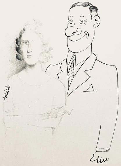 Saul Steinberg, Composition, Derrire Le Miroir, Lithograph