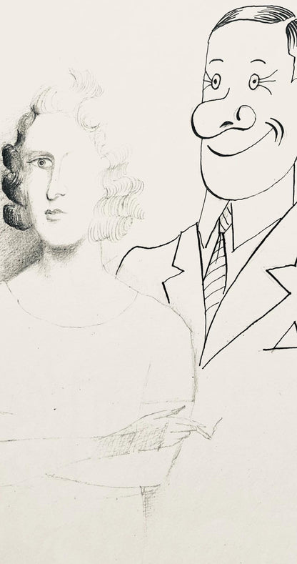 Saul Steinberg, Composition, Derrire Le Miroir, Lithograph