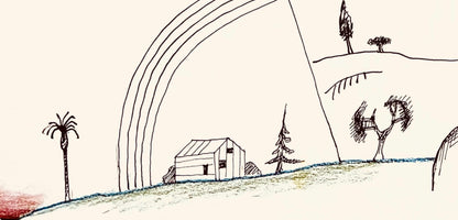 Saul Steinberg, Composition, Derrire Le Miroir, Lithograph