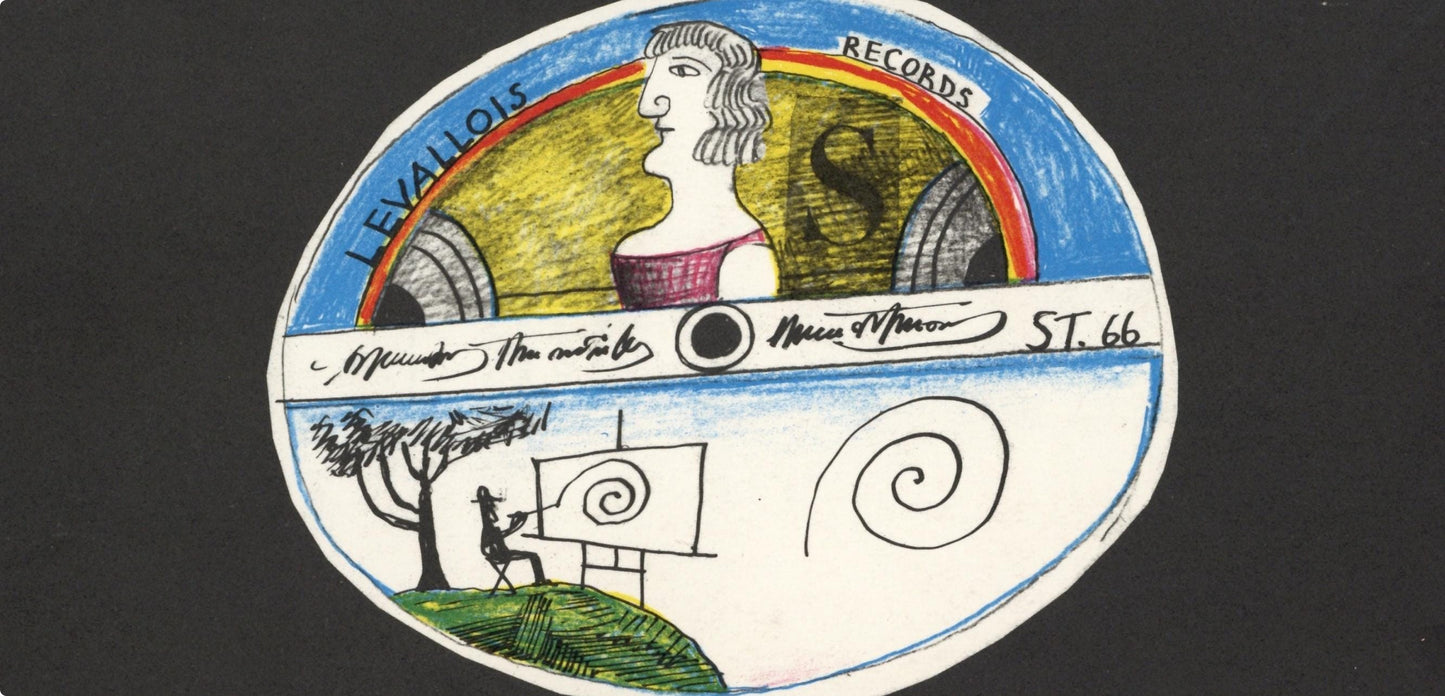 Saul Steinberg, Composition, Derrire Le Miroir, Lithograph