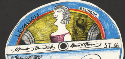 Saul Steinberg, Composition, Derrire Le Miroir, Lithograph