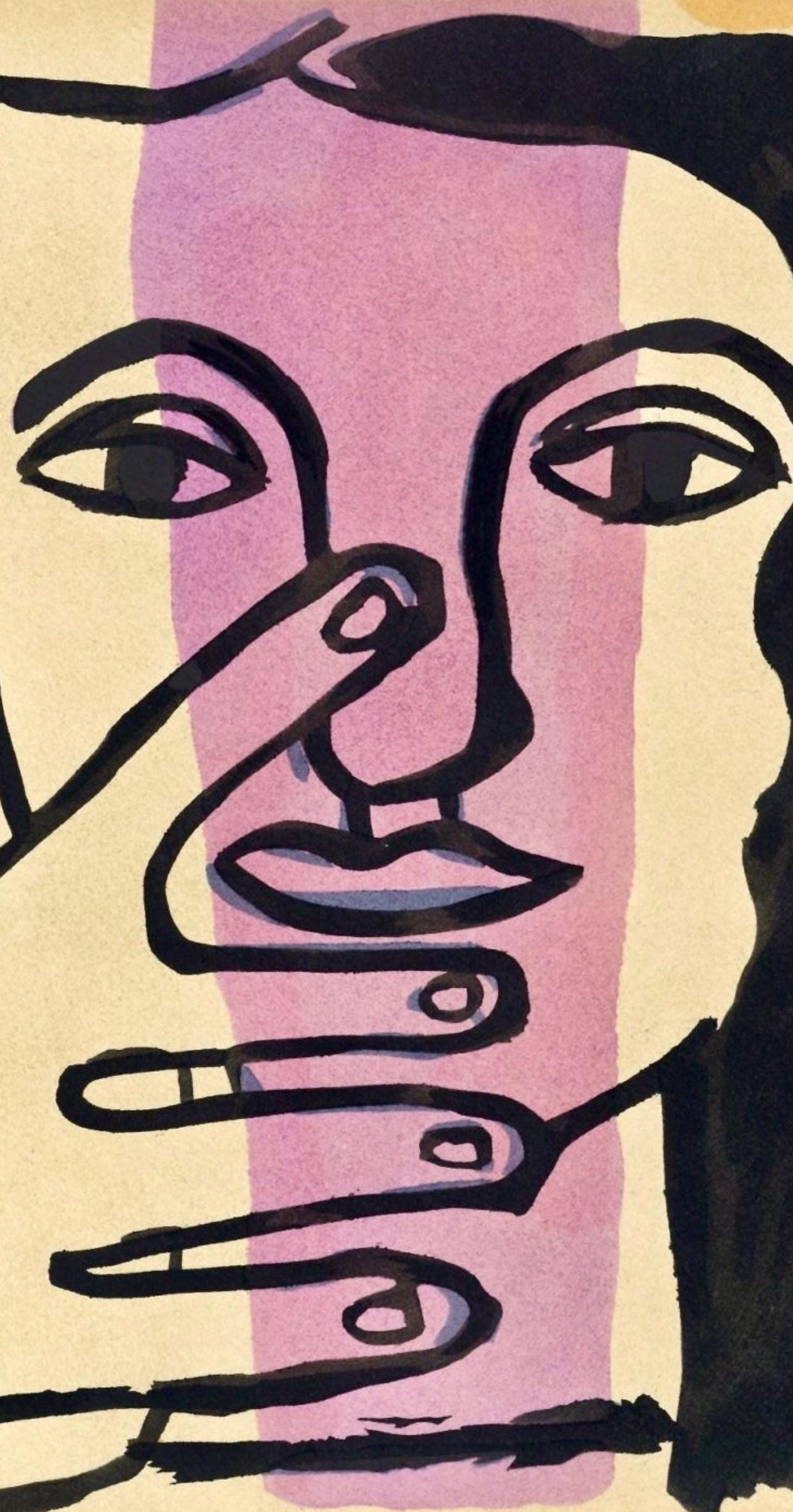 Fernand Lger, Composition, Cahiers D'Art, Lithograph