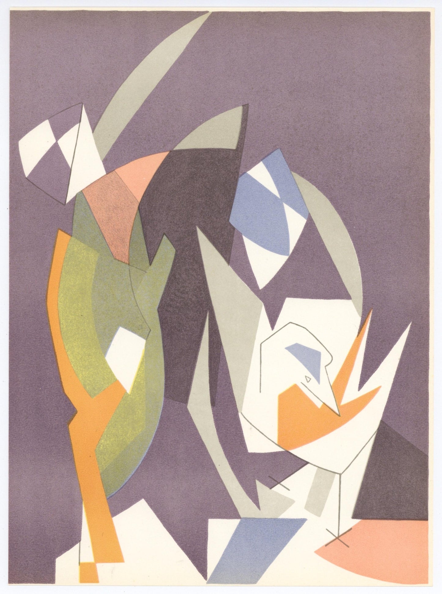 Andr Beaudin, Composition, Andr Beaudin, Verve: Revue Artistique, Lithograph