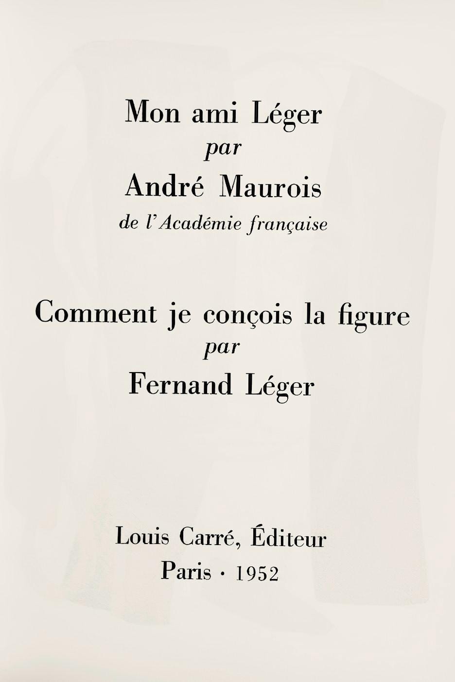 Fernand Lger, Composition, Mon Ami Lger, Lithograph