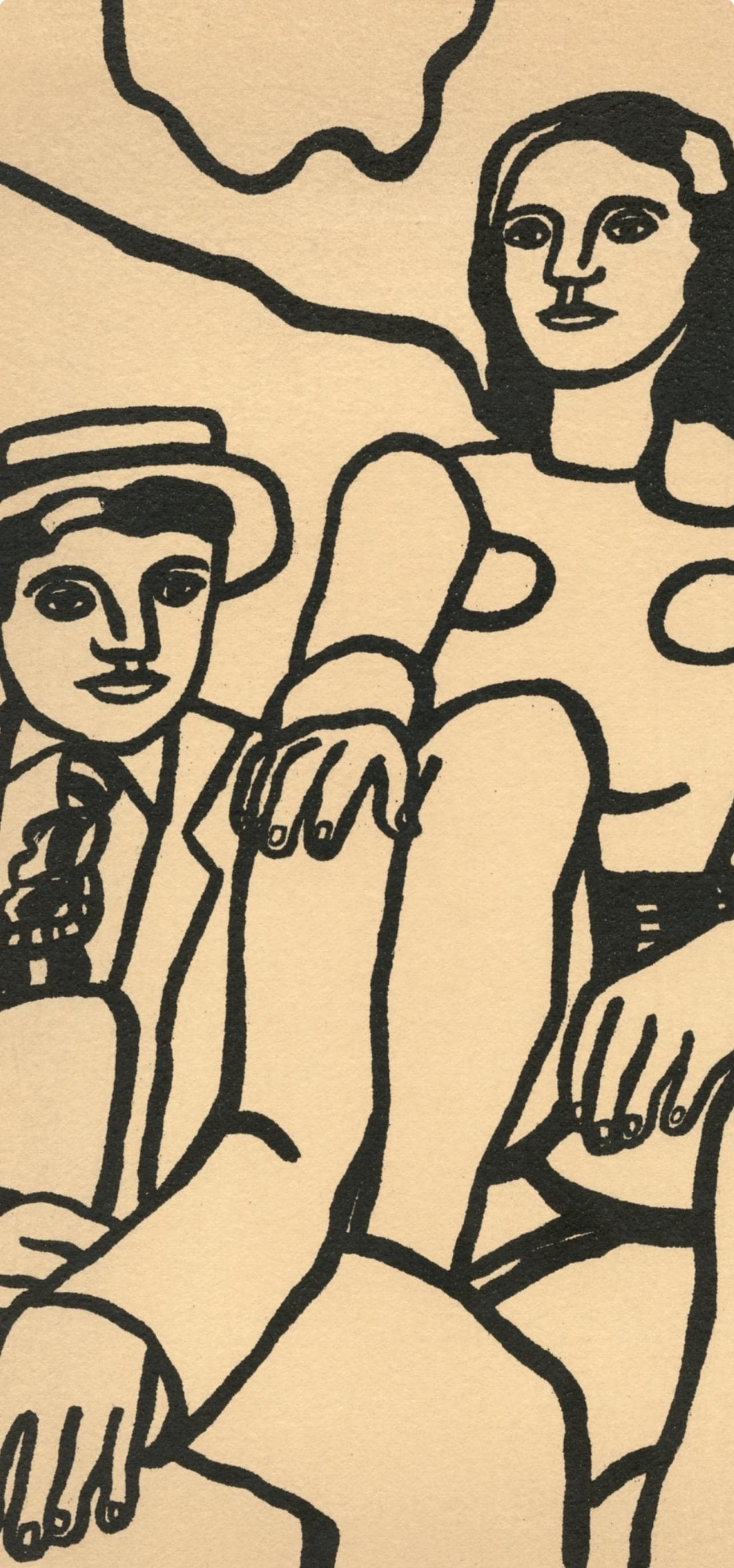 Fernand Lger, Composition, Mon Ami Lger, Lithograph