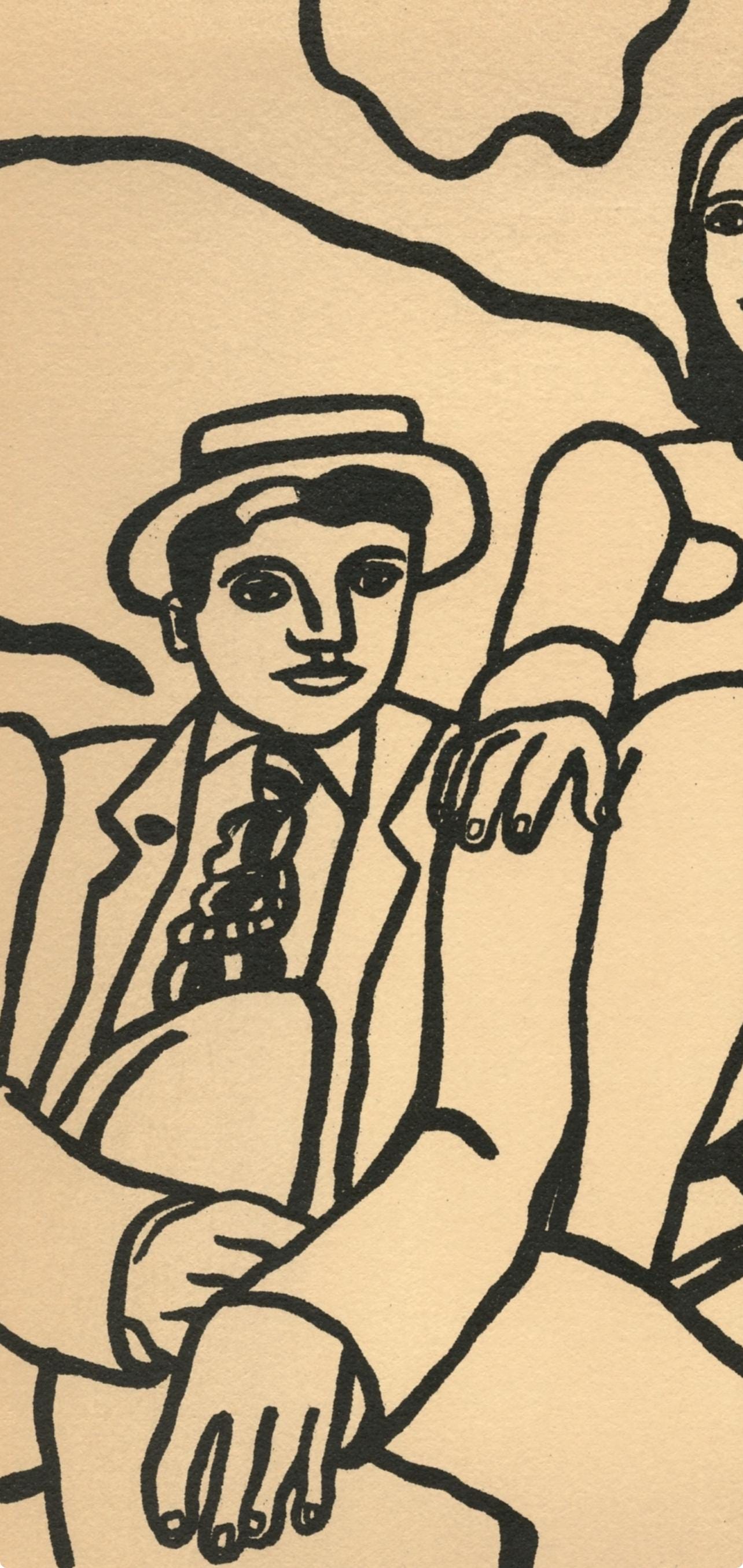 Fernand Lger, Composition, Mon Ami Lger, Lithograph