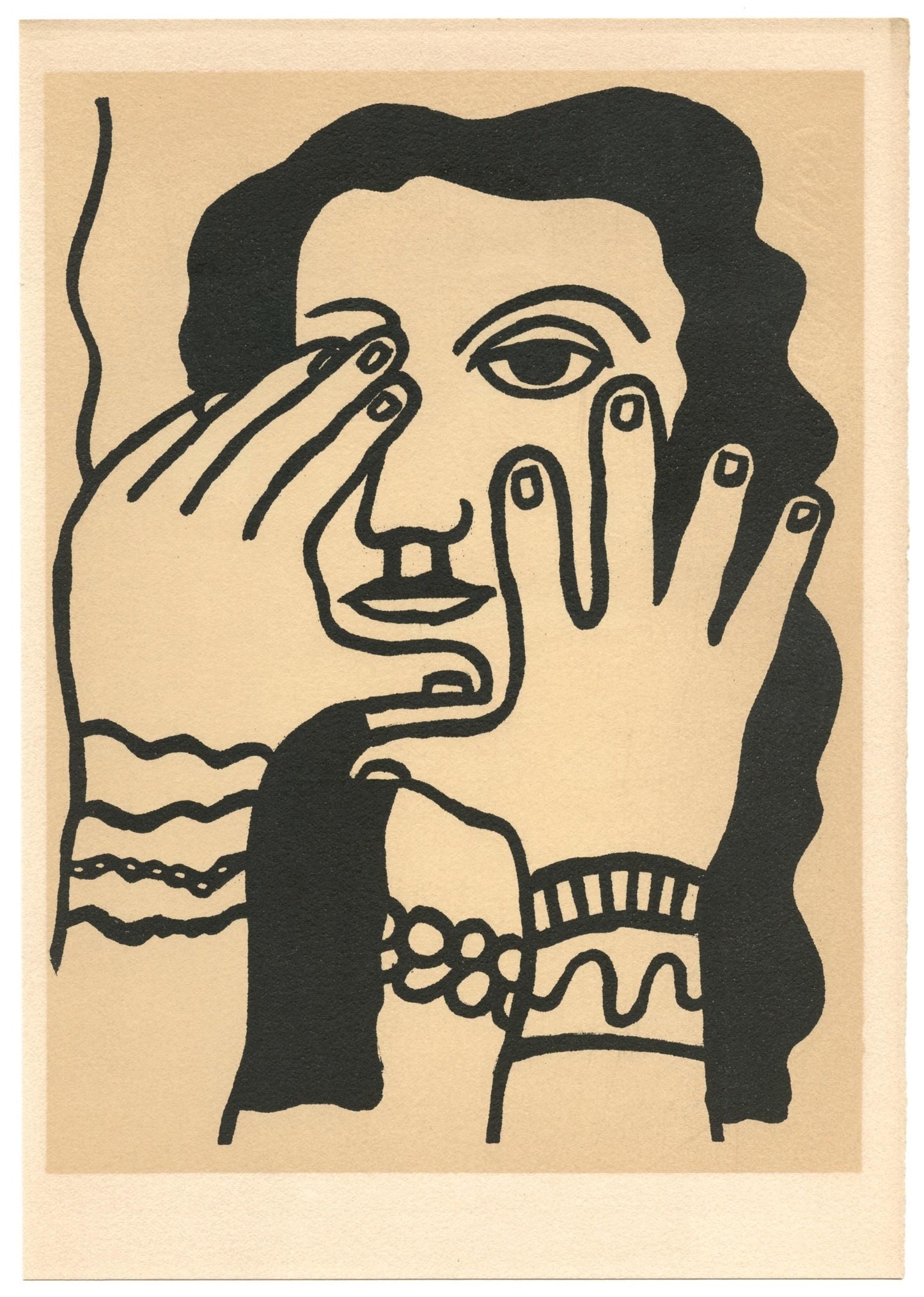 Fernand Lger, Composition, Mon Ami Lger, Lithograph