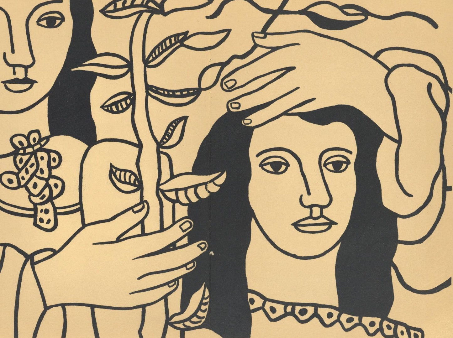 Fernand Lger, Composition, Mon Ami Lger, Lithograph