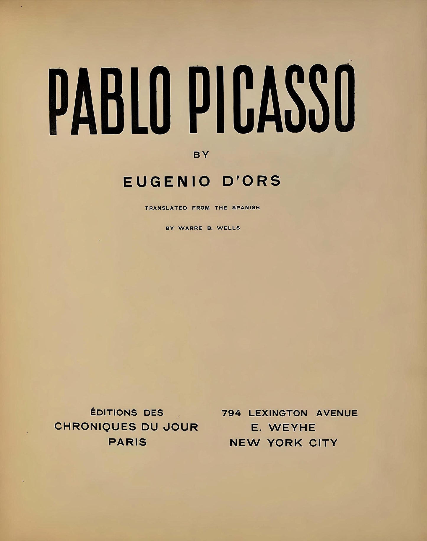 Pablo Picasso, Composition (Cramer 18; Bloch 98; Reue 31), Pablo Picasso, Lithograph