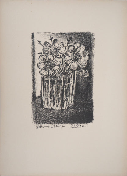 Pablo Picasso, Composition (Cramer 58; Mourlot 189), Une Visite A Vallauris, Lithograph