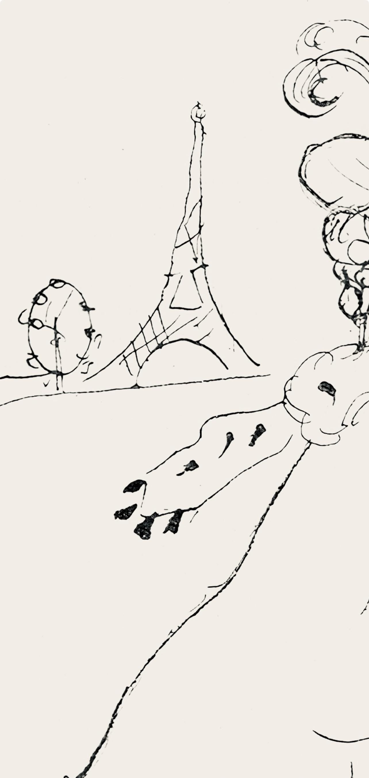 Pablo Picasso, Composition (Hodorisch B2), Le Manuscrit Trouv Dans Un Chapeau, Lithograph