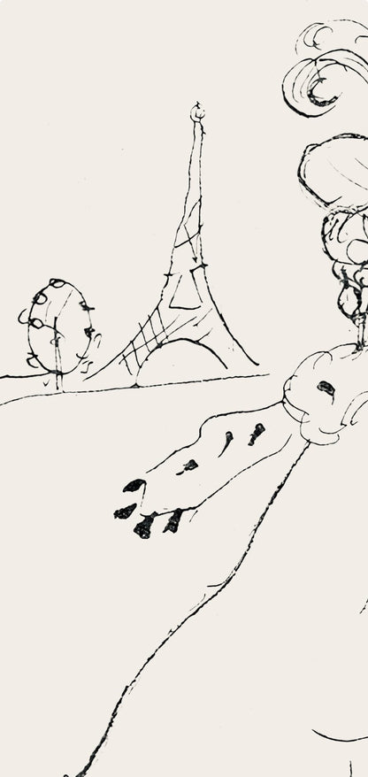 Pablo Picasso, Composition (Hodorisch B2), Le Manuscrit Trouv Dans Un Chapeau, Lithograph