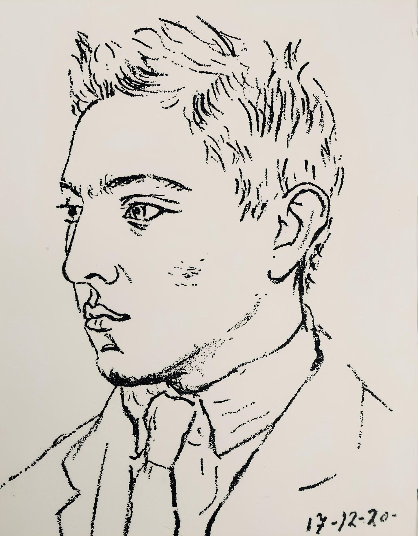 Pablo Picasso, Composition (Bloch 38; Cramer 13), Les Joues En Feu, Pomes, Lithograph