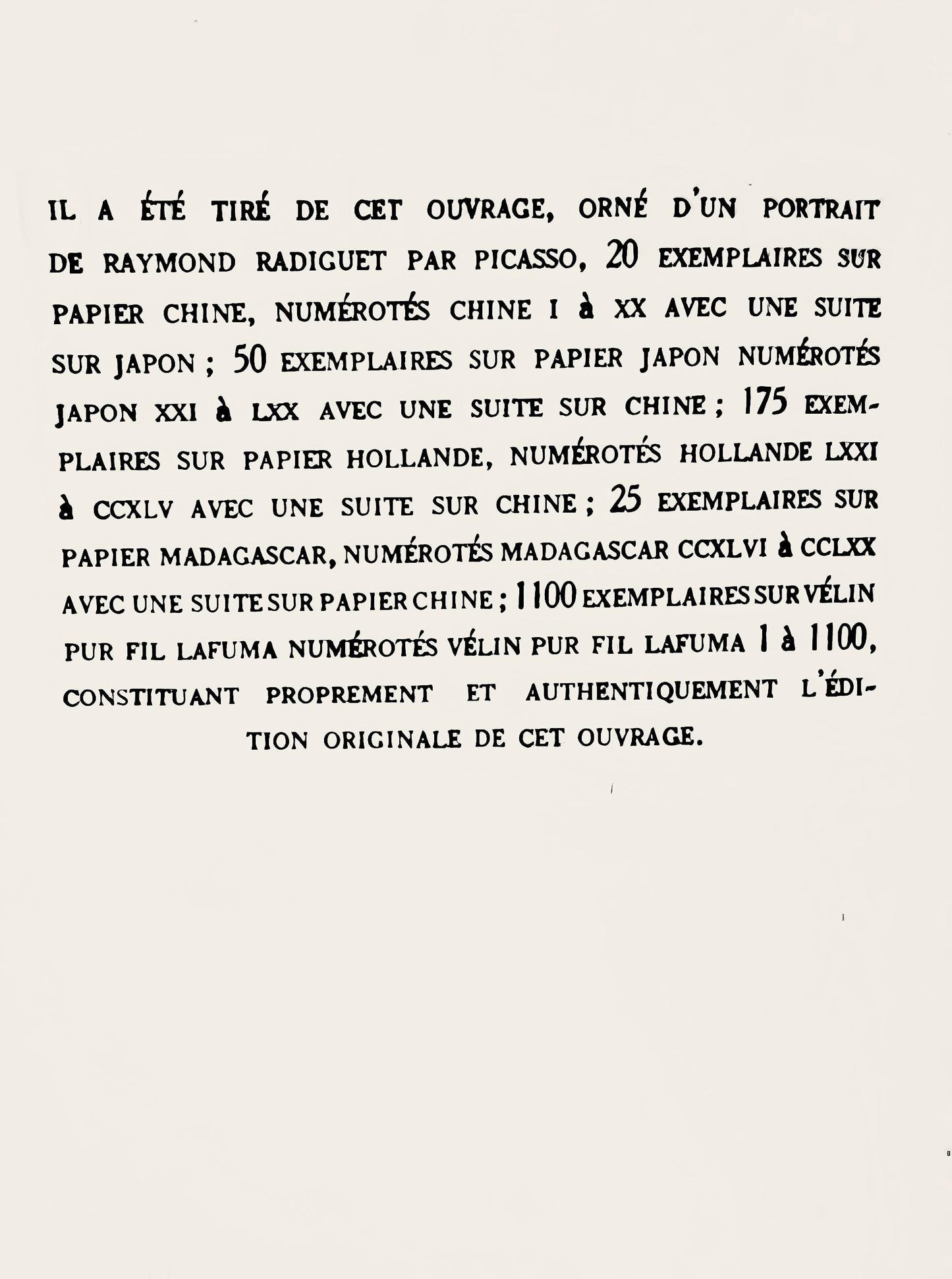 Pablo Picasso, Composition (Bloch 38; Cramer 13), Les Joues En Feu, Pomes, Lithograph