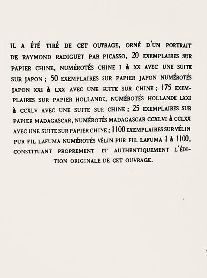 Pablo Picasso, Composition (Bloch 38; Cramer 13), Les Joues En Feu, Pomes, Lithograph