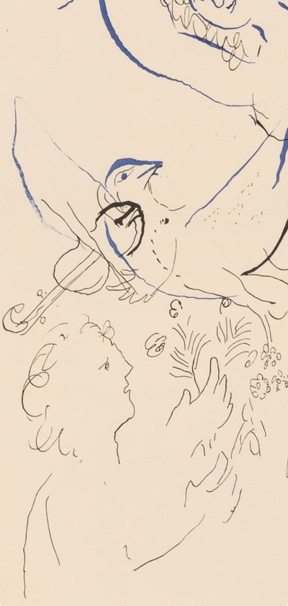Marc Chagall, Composition, Couleur Amour, Lithograph