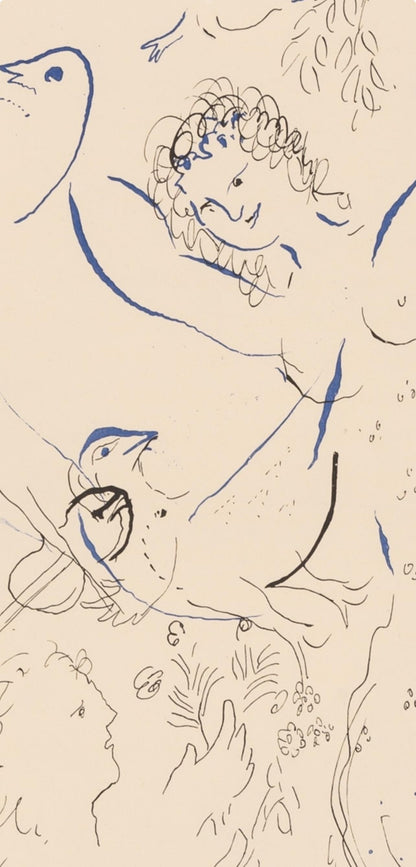 Marc Chagall, Composition, Couleur Amour, Lithograph