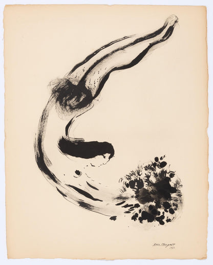Marc Chagall, Composition, Couleur Amour, Lithograph