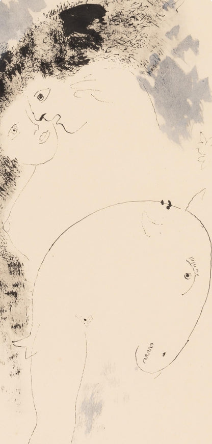 Marc Chagall, Composition, Couleur Amour, Lithograph