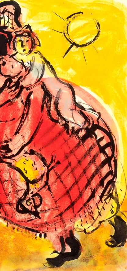 Marc Chagall, Composition, Couleur Amour, Lithograph