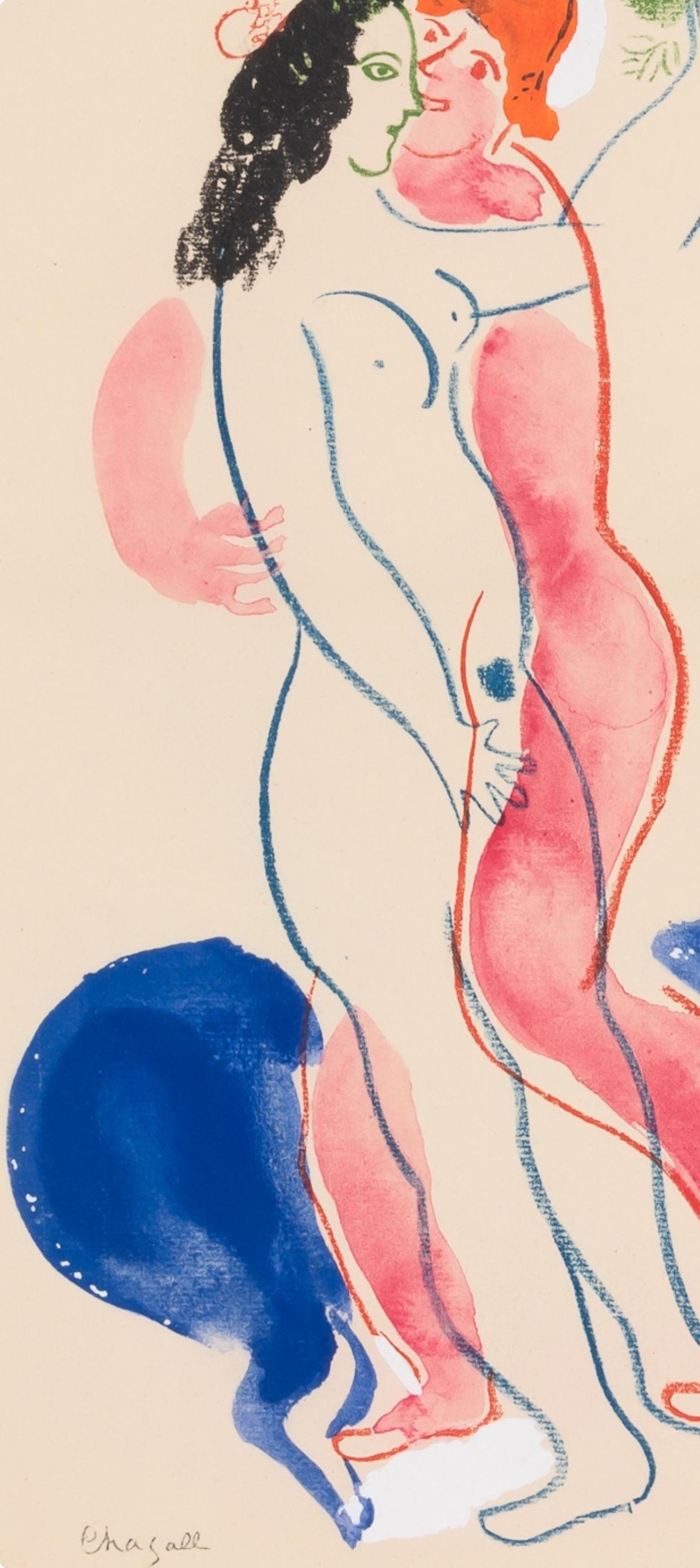 Marc Chagall, Composition, Couleur Amour, Lithograph