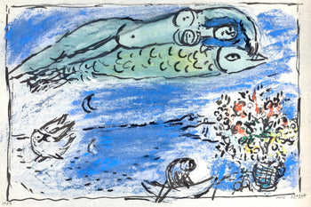 Marc Chagall, Composition, Couleur Amour, Lithograph