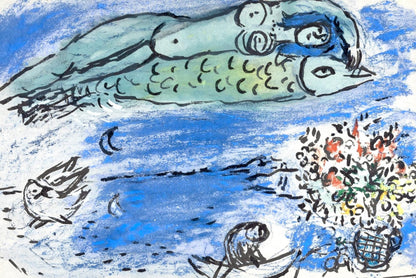 Marc Chagall, Composition, Couleur Amour, Lithograph