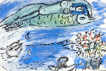 Marc Chagall, Composition, Couleur Amour, Lithograph