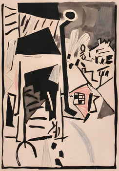 Jean Pougny, Composition, Pougny, Dix Linogravures Originales, 1914-1920, Linocut