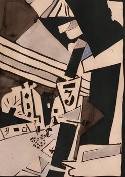 Jean Pougny, Composition, Pougny, Dix Linogravures Originales, 1914-1920, Linocut