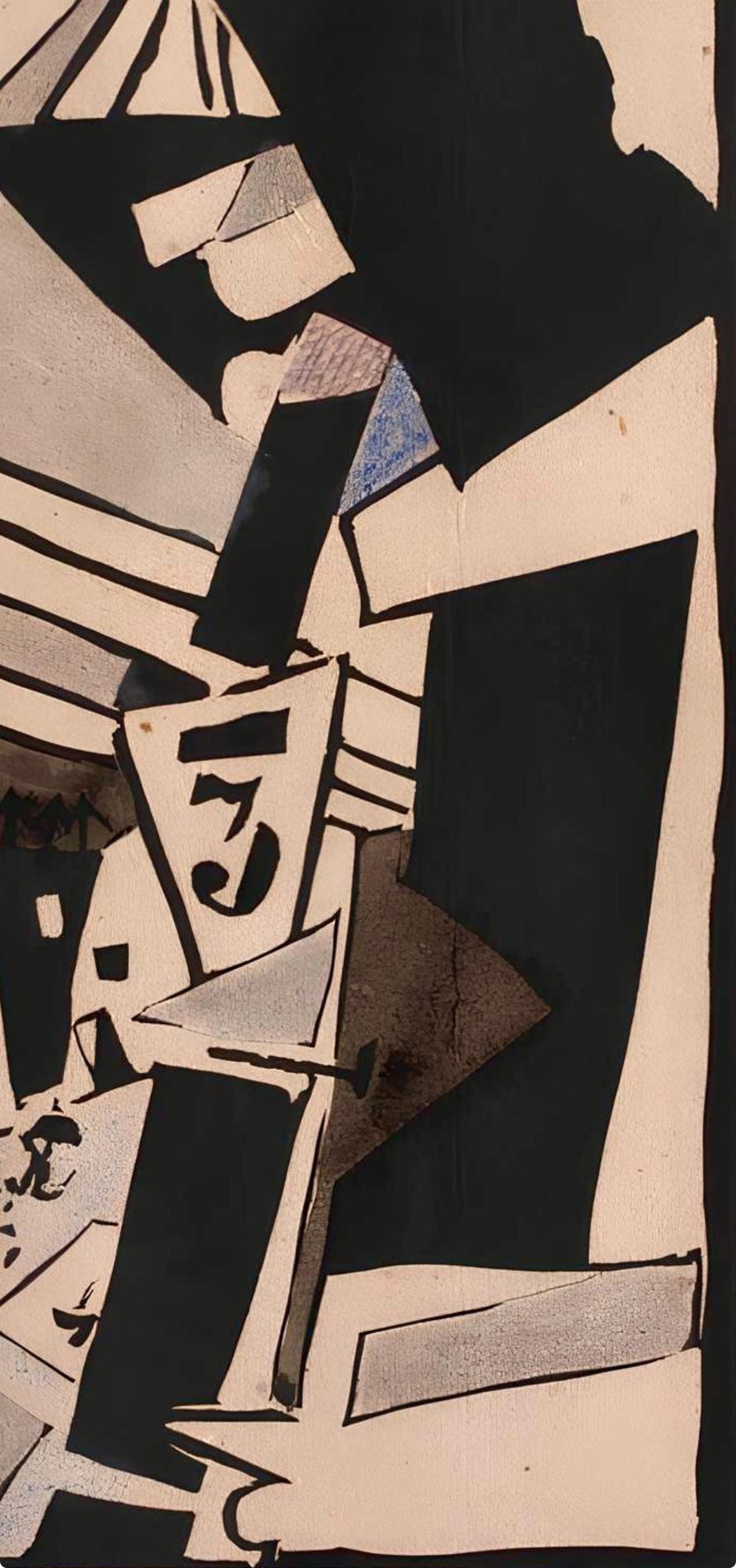 Jean Pougny, Composition, Pougny, Dix Linogravures Originales, 1914-1920, Linocut