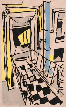 Jean Pougny, Composition, Pougny, Dix Linogravures Originales, 1914-1920, Linocut