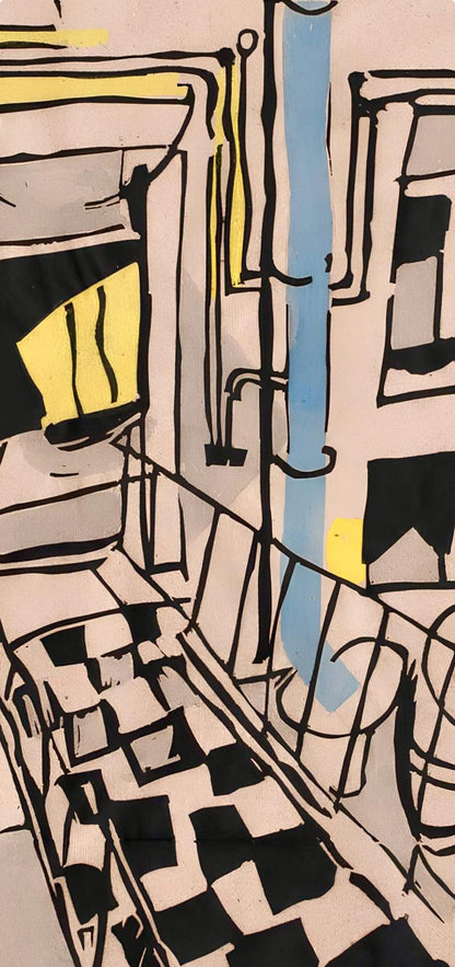 Jean Pougny, Composition, Pougny, Dix Linogravures Originales, 1914-1920, Linocut