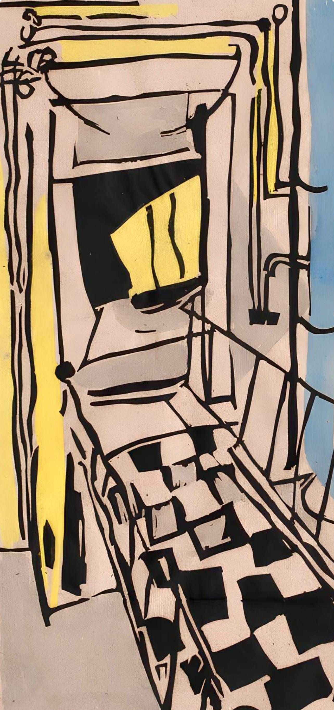 Jean Pougny, Composition, Pougny, Dix Linogravures Originales, 1914-1920, Linocut