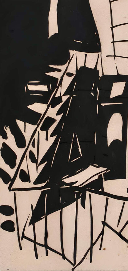 Jean Pougny, Composition, Pougny, Dix Linogravures Originales, 1914-1920, Linocut