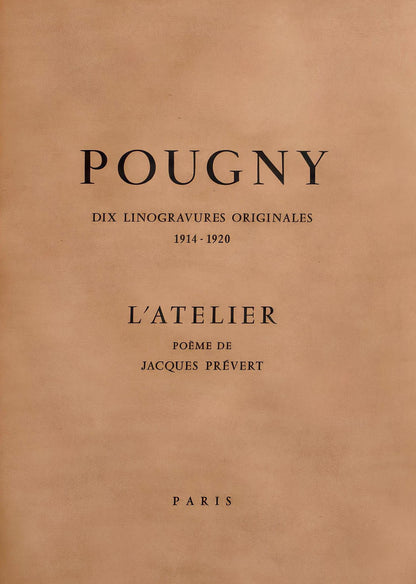 Jean Pougny, Composition, Pougny, Dix Linogravures Originales, 1914-1920, Linocut
