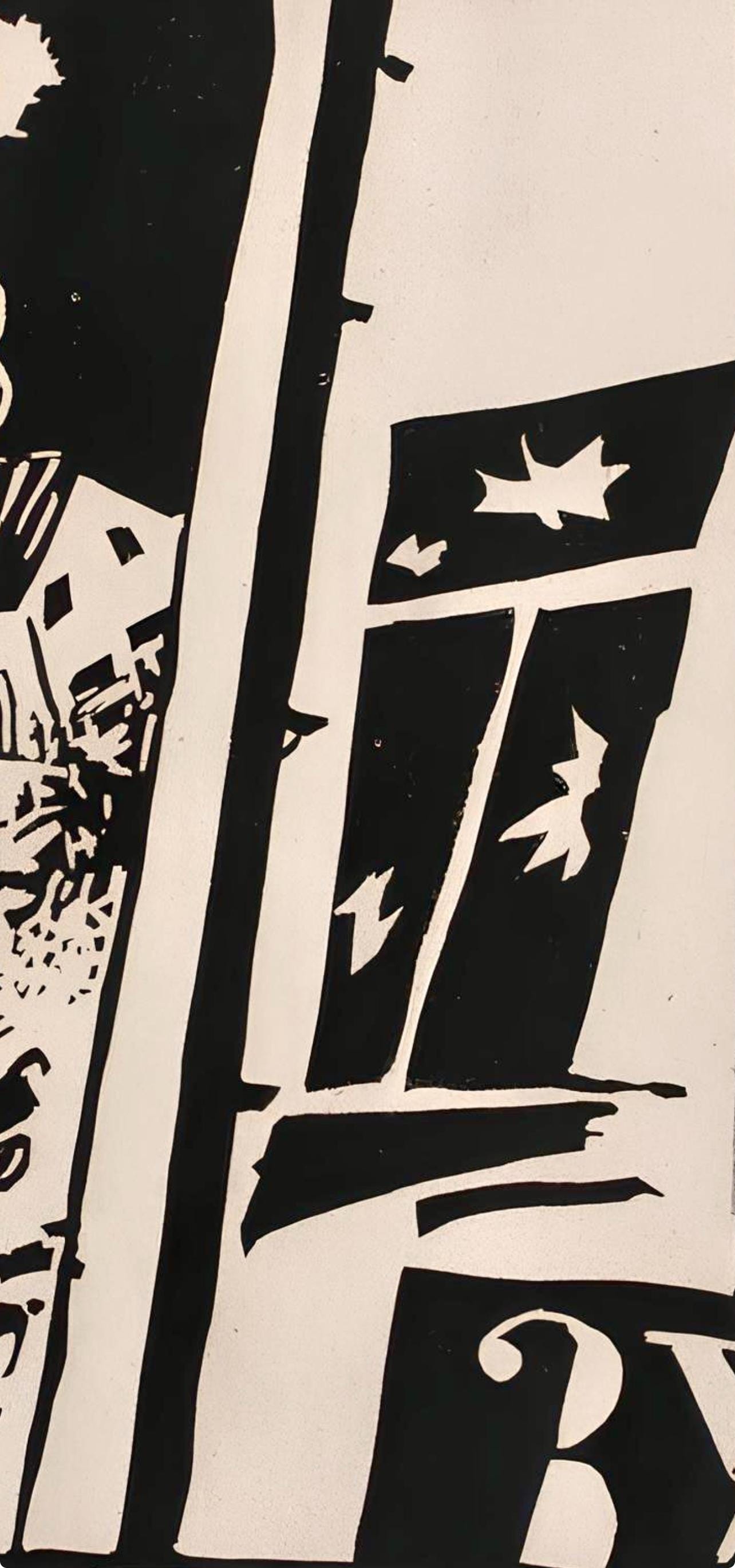 Jean Pougny, Composition, Pougny, Dix Linogravures Originales, 1914-1920, Linocut