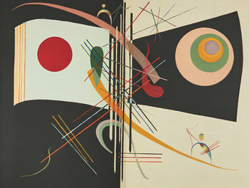 Wassily Kandinsky, Composition, Derrire Le Miroir, Lithograph