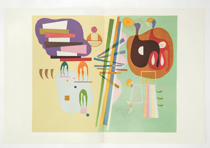 Wassily Kandinsky, Composition, Derrire Le Miroir, Lithograph