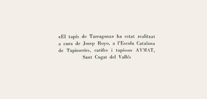 Joan Mir, Composition (Mourlot 872-881; Cramer 164), El Taps De Tarragona, Lithograph