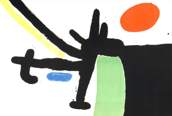 Joan Mir, Composition (Mourlot 872-881; Cramer 164), El Taps De Tarragona, Lithograph