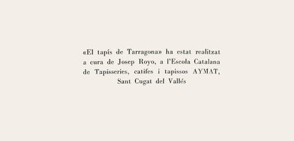 Joan Mir, Composition (Mourlot 872-881; Cramer 164), El Taps De Tarragona, Lithograph