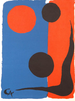 Alexander Calder, Composition, Derrire Le Miroir, Lithograph