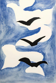 Georges Braque, Composition (Vallier 137), Rsurrection De L'Oiseau, Lithograph