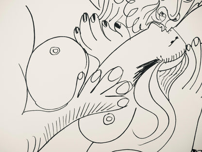 Pablo Picasso, Composition (Orozco 193-204), Au Baiser D'Avignon, Lithograph