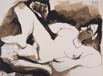 Pablo Picasso, Composition (Orozco 193-204), Au Baiser D'Avignon, Lithograph
